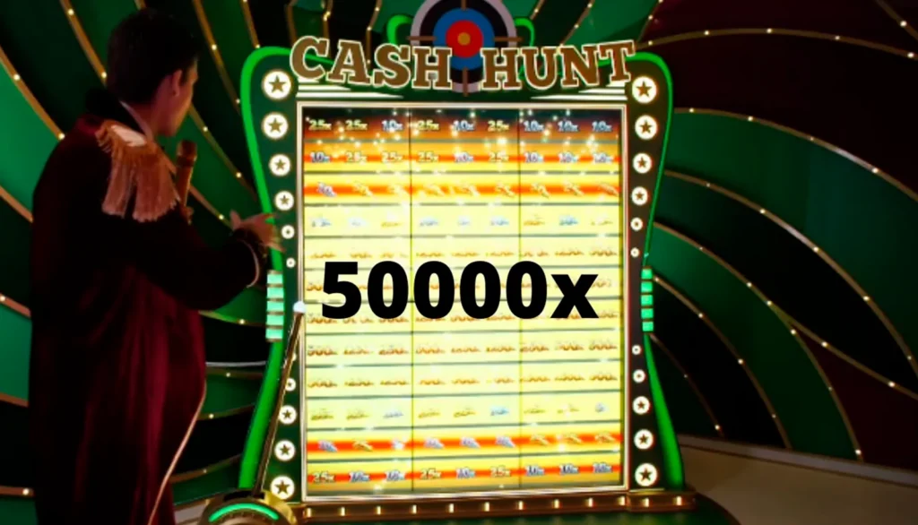 Cash Hunt Result Screen Cash Hunt bonus round grid used to read a past Crazy Time result